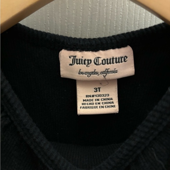 Juicy Couture black and pink dress 3T - Picture 2 of 3